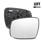 Left Side White Mirror Glass for Honda Jazz Fit (2020–2021)