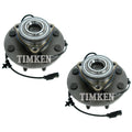 Set of 2 Timken Front Wheel Bearing & Hub Kit for Dodge Ram 1500 2500 3500 (RWD)