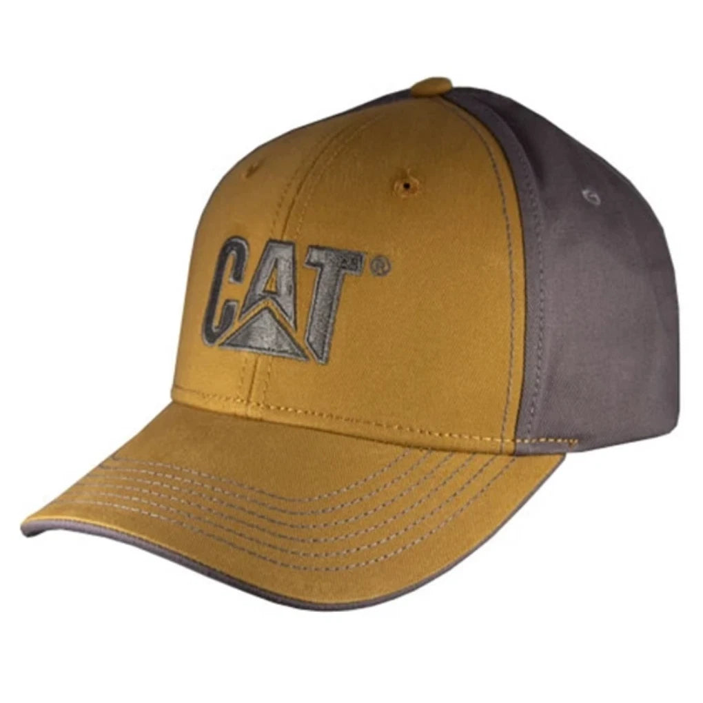 Caterpillar Structured Medium Brushed Twill Hat/Cap for CAT Equipment
