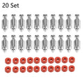 20Pcs Carburetor Float Valve Needle Seat Kit for B&S 398188 (N/A)