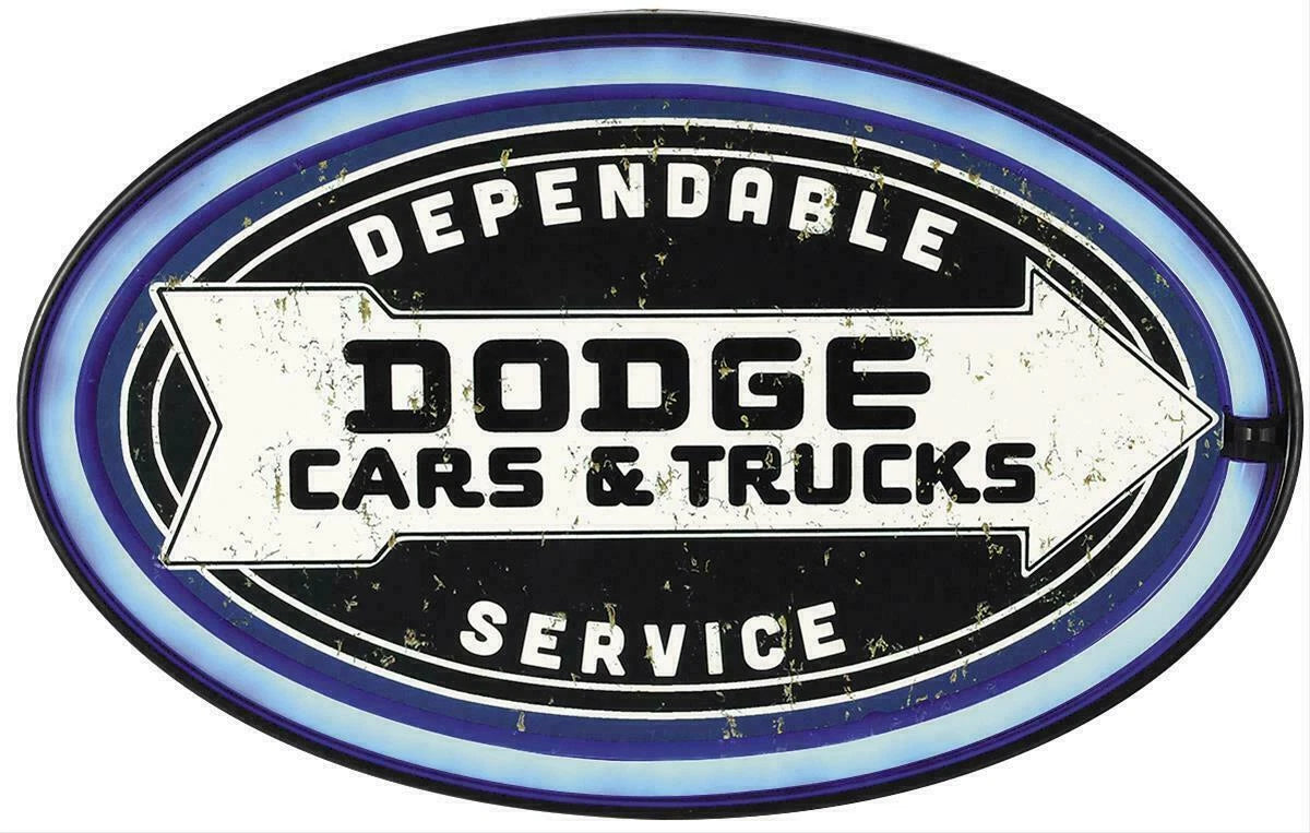 LED Neon Sign for Cars & Trucks (16" Oval)