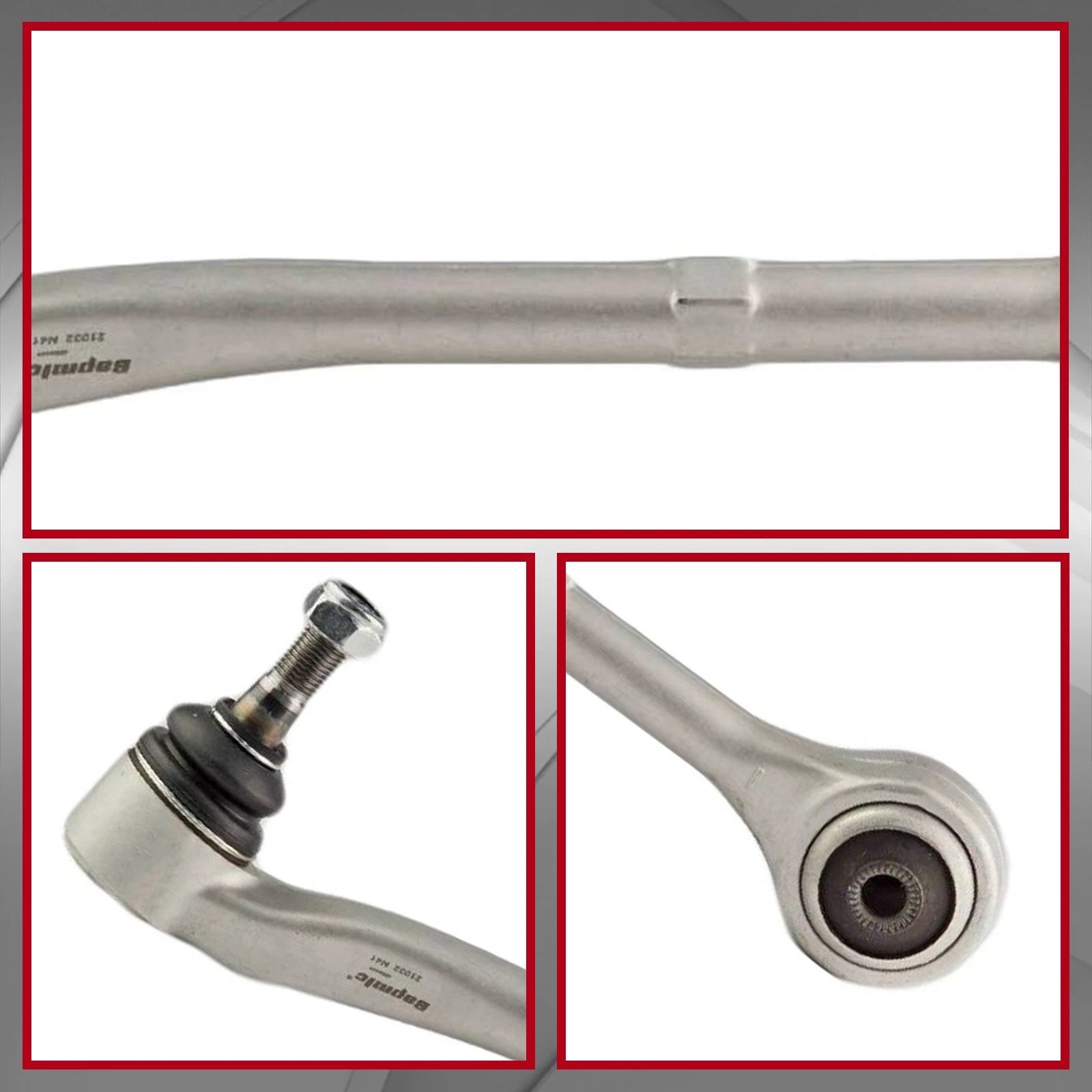 Set of 4 Front Lower Control Arms for BMW 740i 740iL 750iL (1995–2001)