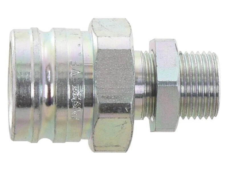 M18 x 1.50 Metric Male Hydraulic Trailer Brake Coupling for