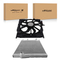 Radiator and Cooling Fan Assembly for BMW X5 E70 X6 E71 (2008–2014)