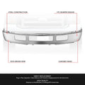 Front Bumper Face Bar for Ford F-250/F-350 SD (2005–2007) Chrome