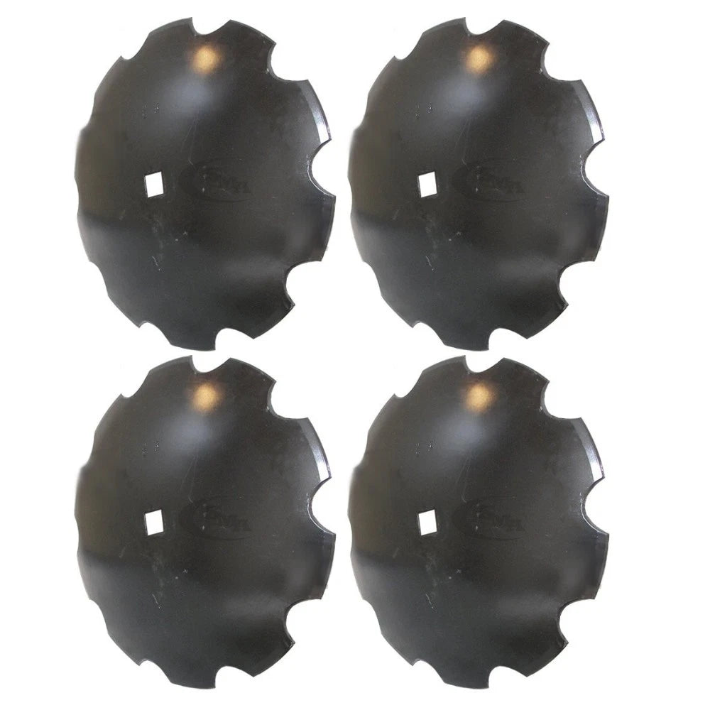 Set of 4 Axle Notched Disc Blades 20" x 9 Gauge 602-640671 for