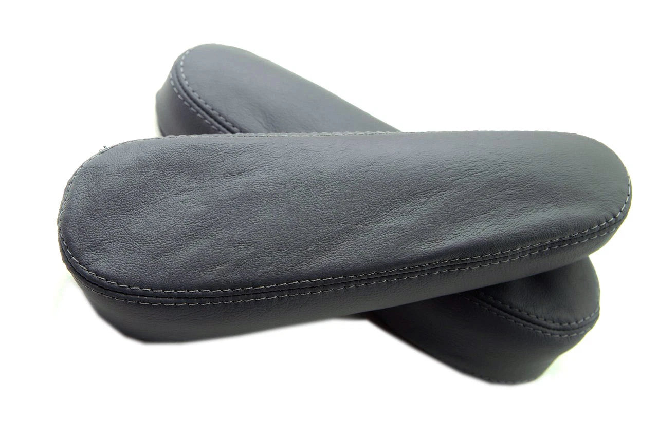 Front Seat Armrest Cover for Chevrolet HHR (2006–2011) Gray Synthetic Leather