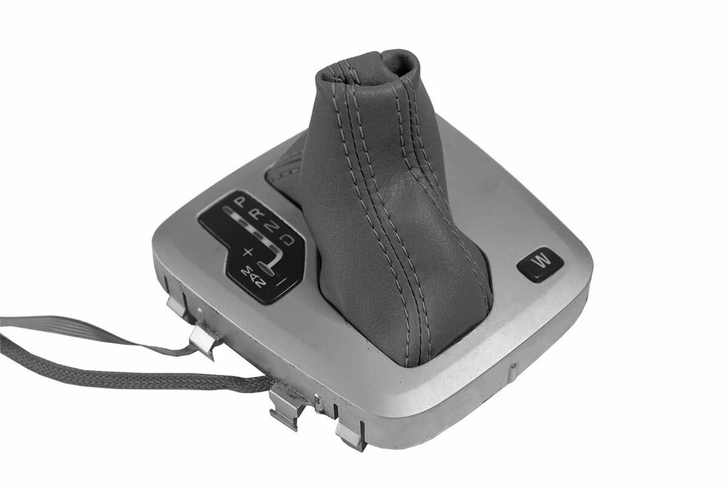 Leather Automatic Shift Boot Cover for Volvo XC90 (2003–2014) Gray