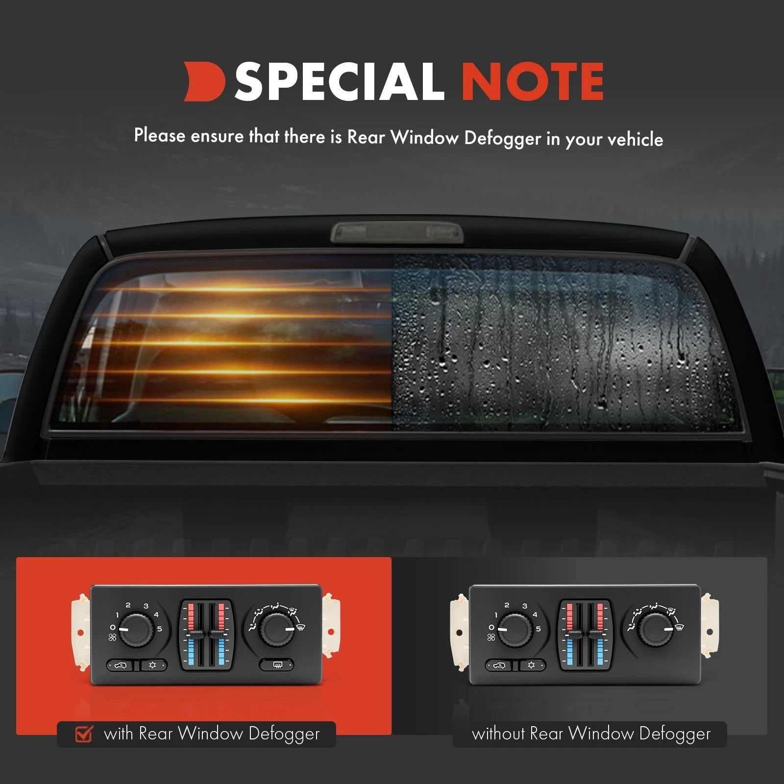 A/C & Heater Climate Control Module for Chevy Trailblazer GMC (2002-2009)