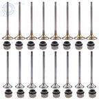Set of 16 Intake Exhaust Valves for VW Tiguan, Audi A3 A4 A5 (2009–2021)
