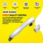 Exterior Outer Door Handle for Hyundai Tucson (2016–2021) Rear Driver Chrome EPY