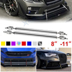 Universal 8–11" Bumper Lip Splitter Strut Rod Support Bars (2010–2020)