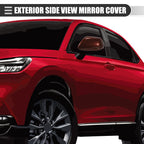 Left Side View Mirror Cover Trim for Honda CR-V (2012–2016) ABS Brown