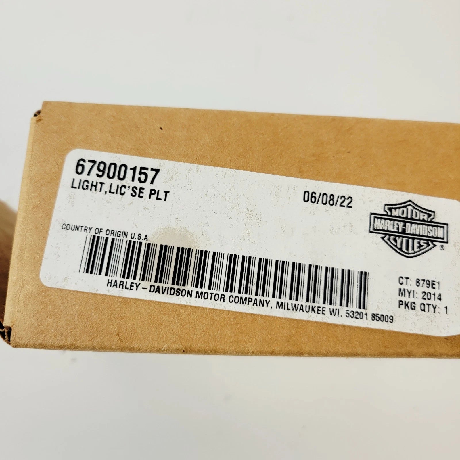 License Plate Light for Harley-Davidson Sportster (2014–2022) 67900157