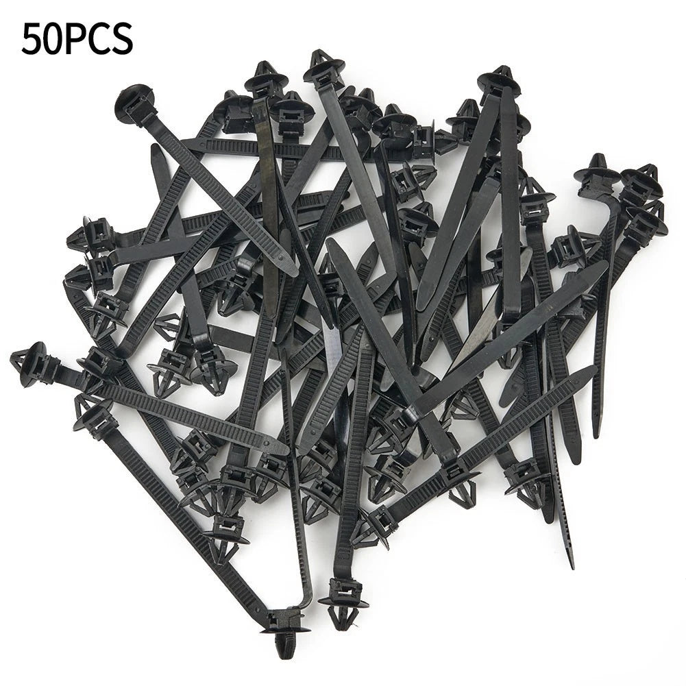 Set of 50 Hose Clips Fasteners for Universal Automotive Use