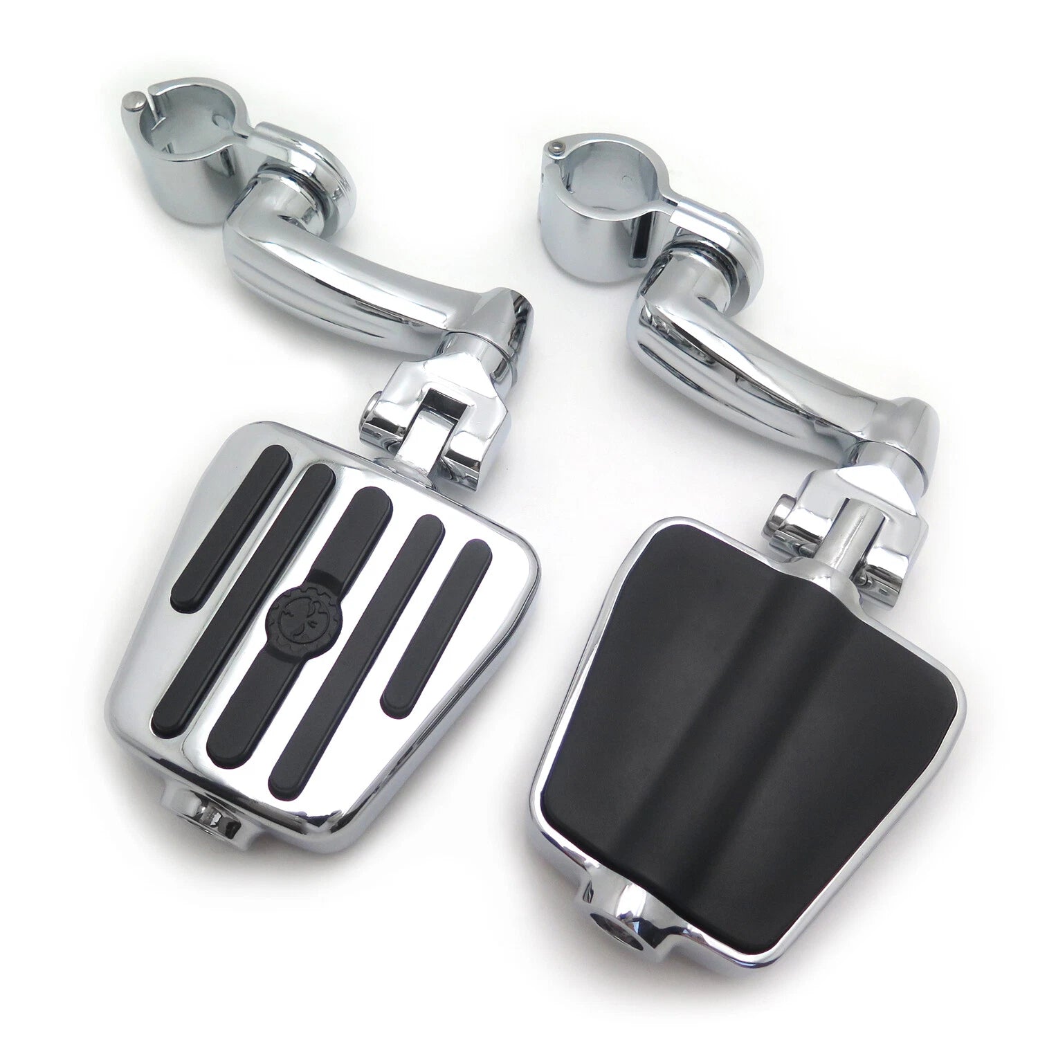 Gear Skull Foot Peg Rest for Harley Road King (1.25" 32mm)