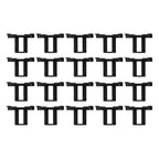 Set of 20 Plastic Mud Discharge Clips for Panels