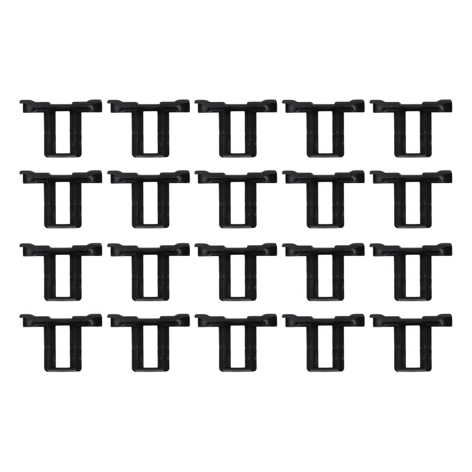 Set of 20 Plastic Mud Discharge Clips for Panels