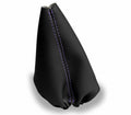 Leather Manual Shift Boot Cover for Volkswagen Cabrio (1996–2002) Purple Stitch