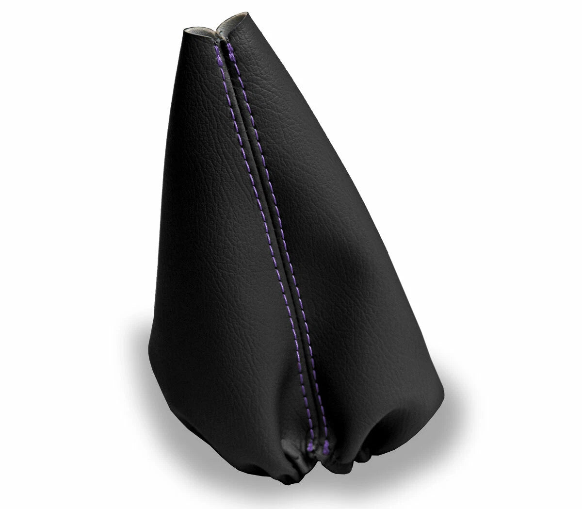 Leather Manual Shift Boot Cover for Volkswagen Cabrio (1996–2002) Purple Stitch