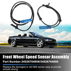 4pcs ABS Wheel Speed Sensor Front Left Right for BMW 325xi Base