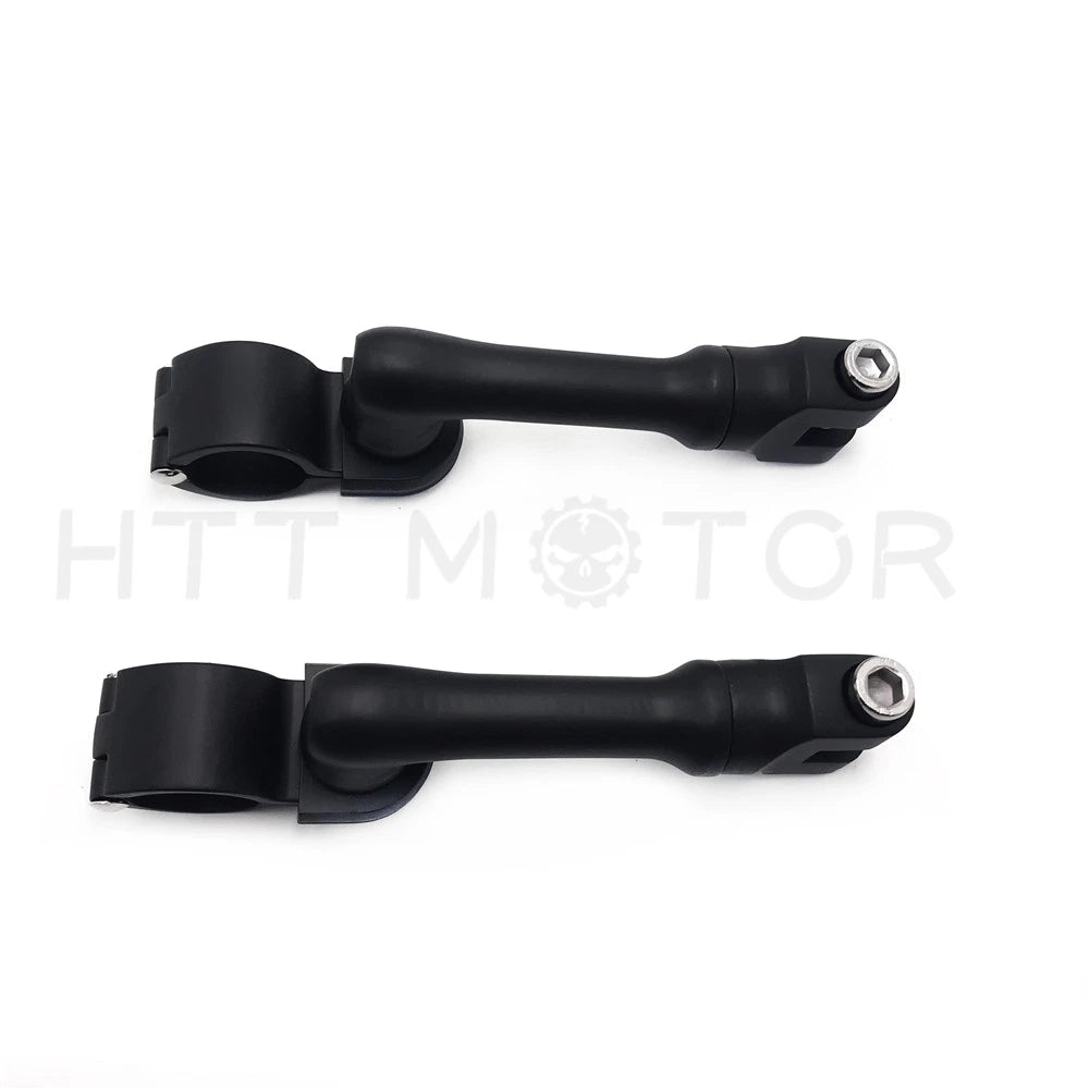 Highway Peg Mounting Kit for 1.25" Engine Guard - Black (Fits )