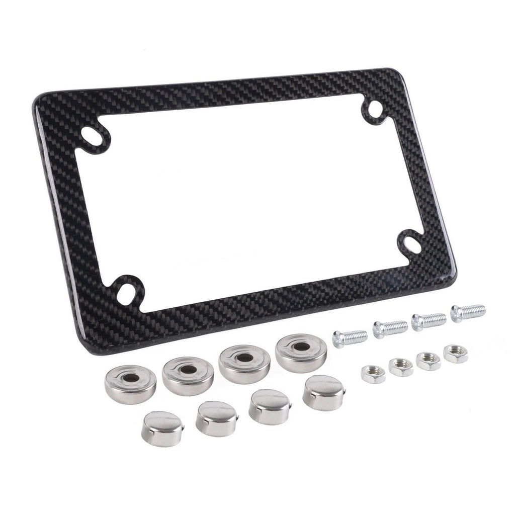 Carbon Fiber Motorcycle License Plate Frame Holder for USA Models