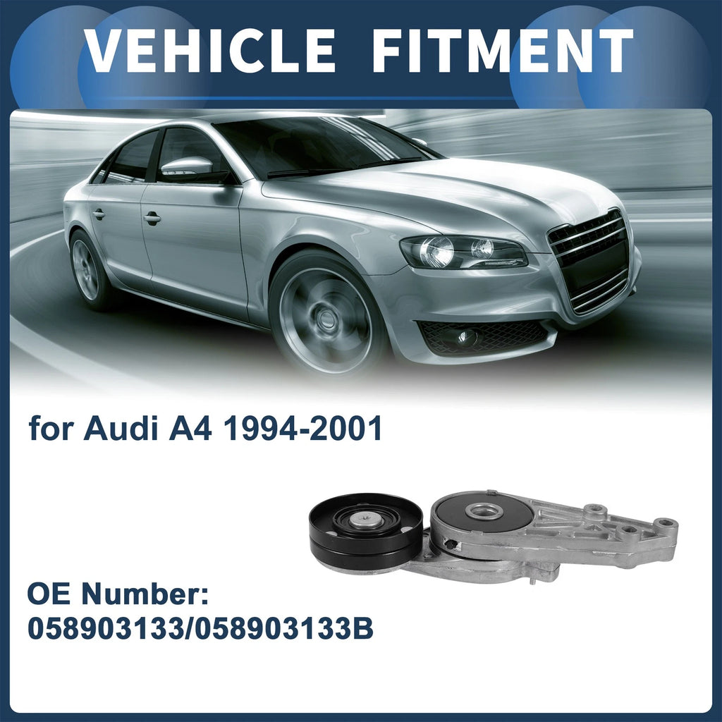 Belt Tensioner for Audi A4 (1994–2001) No. 058903133/058903133B Metal