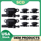 8PCS Ignition Coils for Chevy Silverado 1500 Cadillac GMC 5.3L 6.0L 6.2L UF413