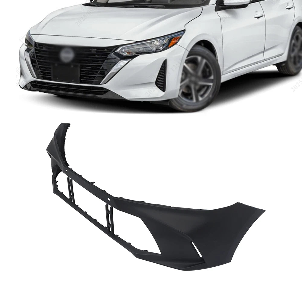 Front Bumper Cover for Toyota Camry XLE (2025) - Black with Radar Hole