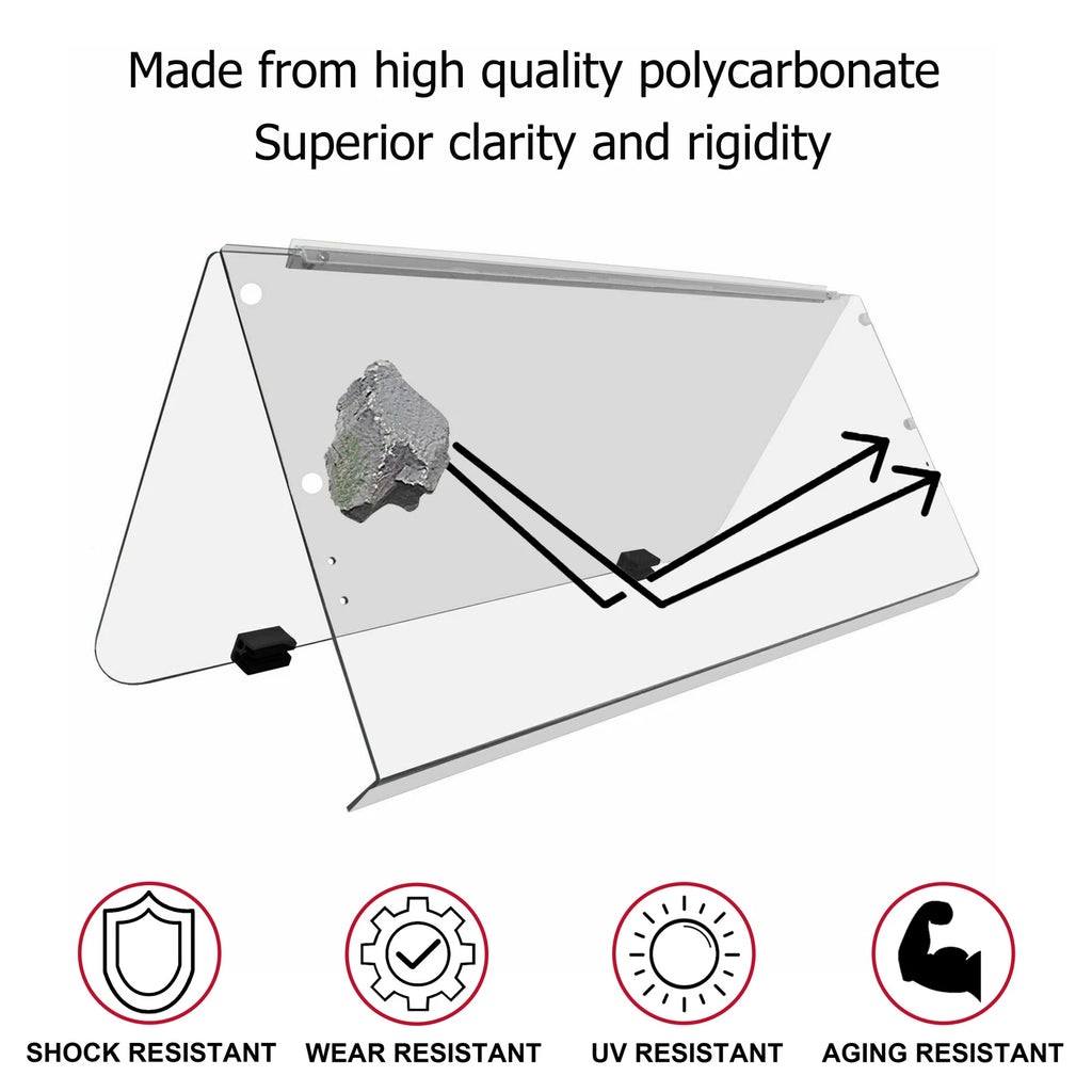 Folding Windshield for Yamaha Golf Cart G14 G16 G19 (1995-2003)