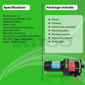 3000lbs Electric Winch Kit with Synthetic Rope for ATV UTV (12V)
