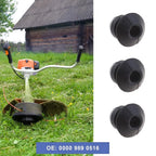 10X Fuel Tank Hose Grommets for Lawn Mowers (Rubber)