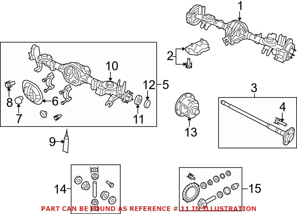 Rear Drive Axle Shaft Bearing for Jeep Liberty (2002–2012)