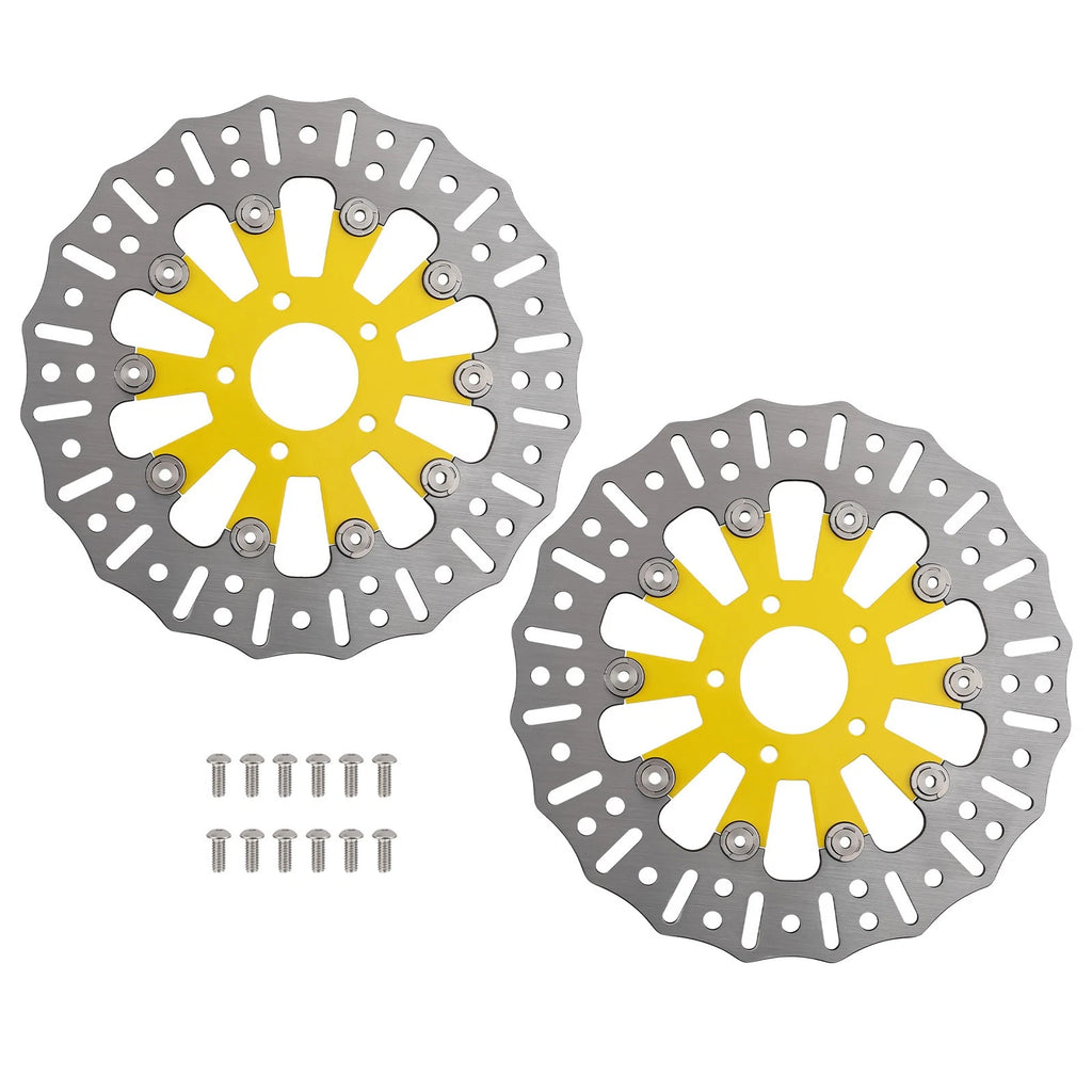 11.8in Front Floating Brake Rotor Pair for Harley Touring 08-19 Trike 09-19