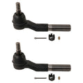 Set of 2 Front Outer Steering Tie Rod Ends for F-250 F-350 Super Duty (2005–2023)