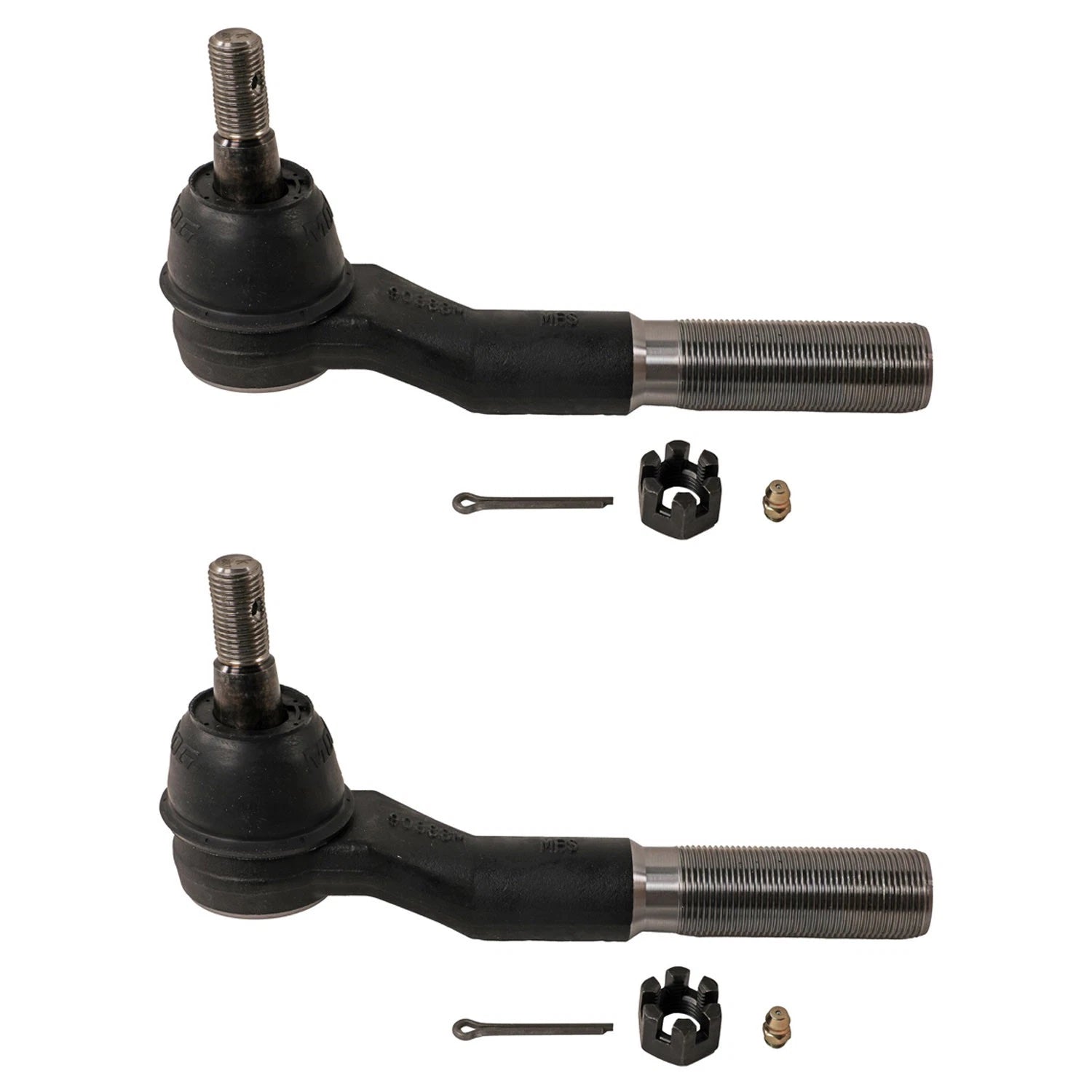 Set of 2 Front Outer Steering Tie Rod Ends for F-250 F-350 Super Duty (2005–2023)