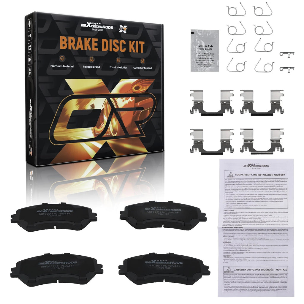 Front Brake Pads Set for Nissan Qashqai Rogue (2014-2019)