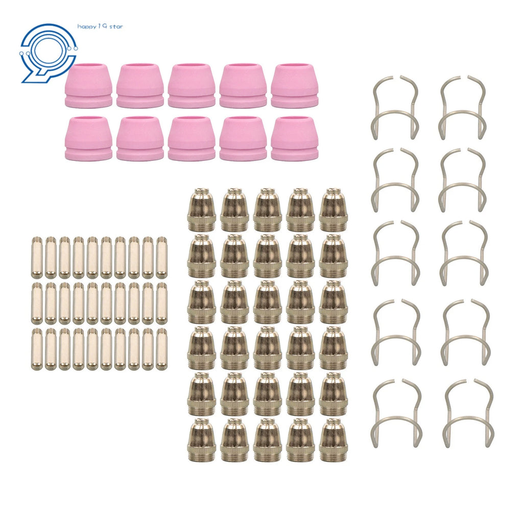 Plasma Cutter Torch Consumables Kit for CUT50 CUT60 (80 Pcs)