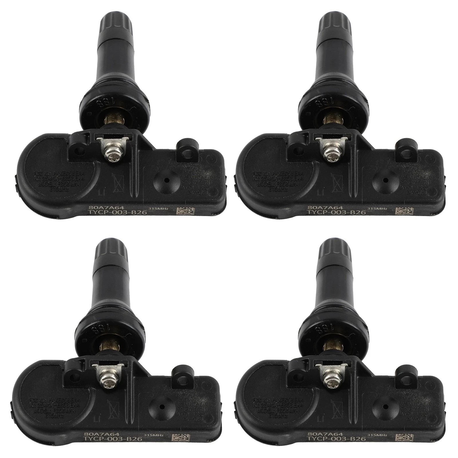 Set of 4 Tire Pressure Monitor Sensors for Nissan Infiniti