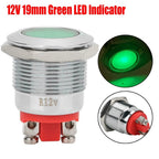 12V DC Indicator Light for Universal Applications (19mm)