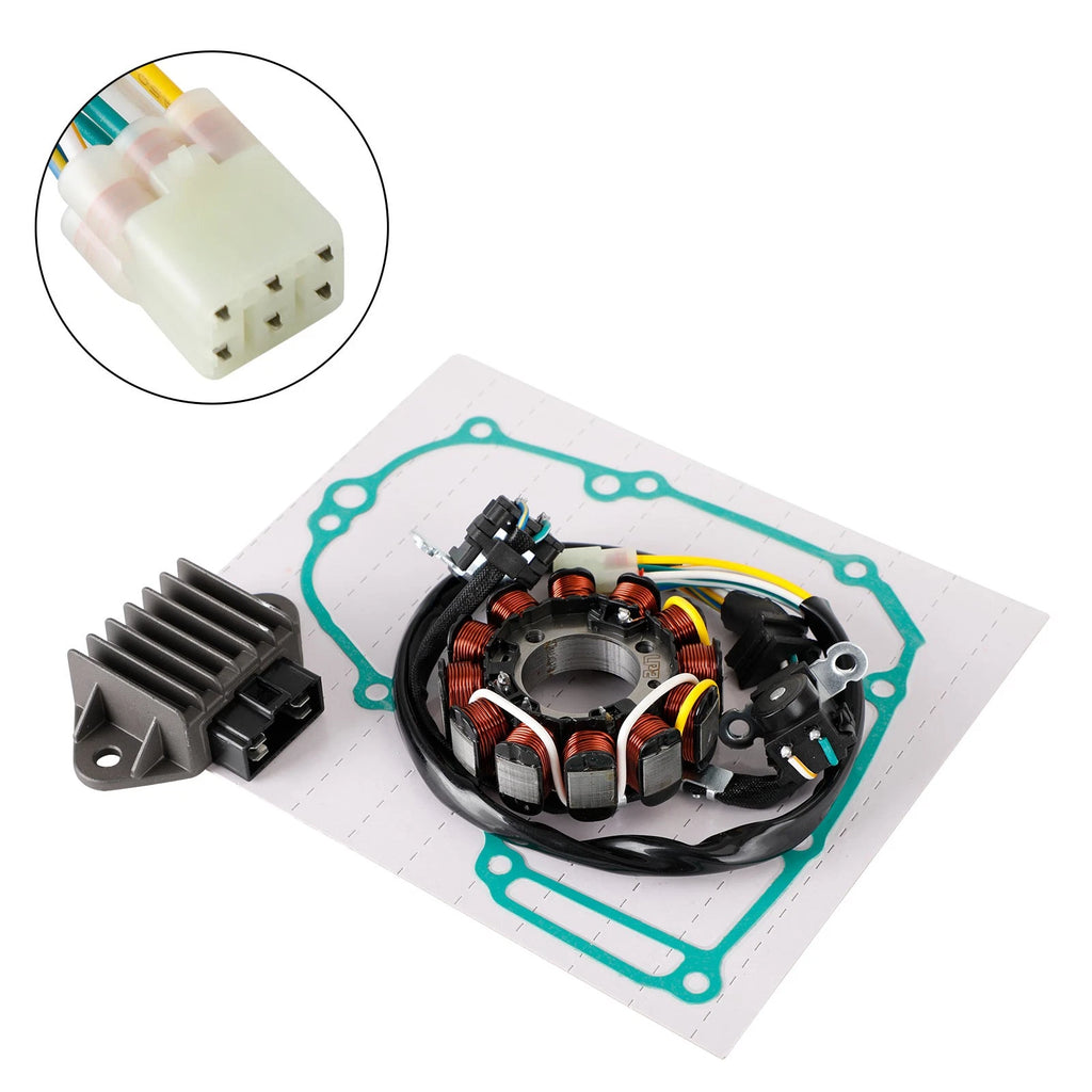 Magneto Stator, Voltage Rectifier, Gasket for Honda CRF450R (2015–2016)