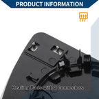 Heated Left Side Mirror Glass for Volkswagen Polo (2001–2005)