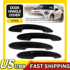 Set of 4 Gloss Black Exterior Door Handle Covers for MINI Cooper (2014â2021)