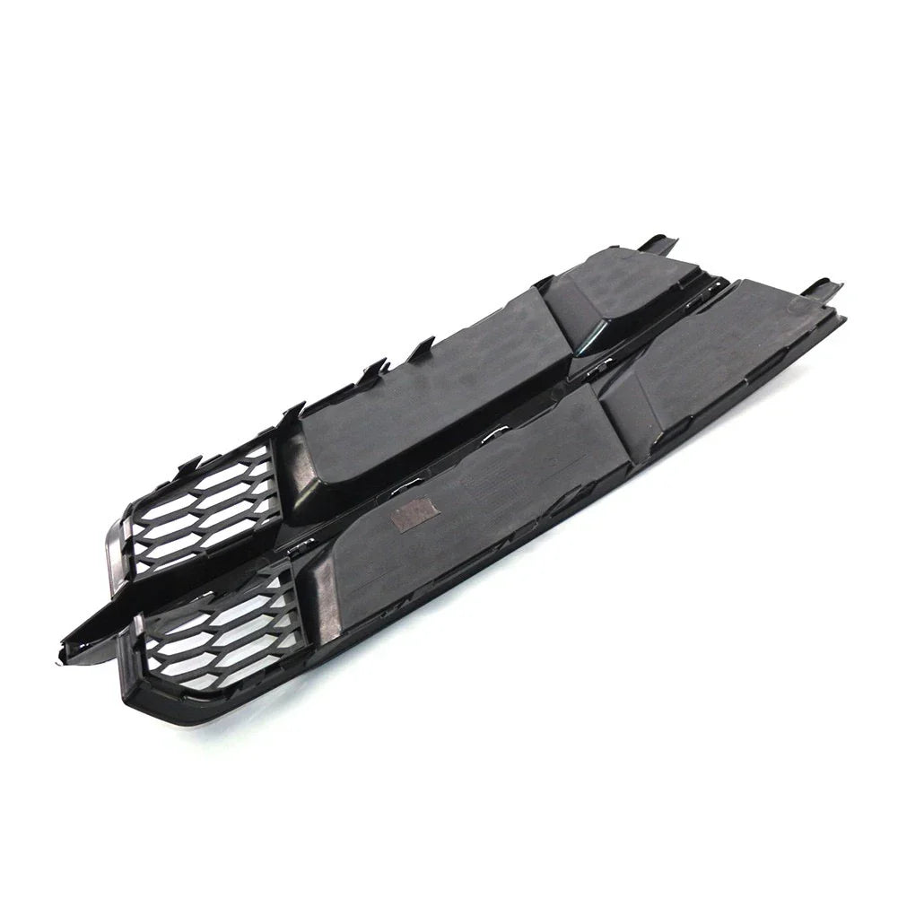 Black Chrome Front Bumper Lower Side Grille for Audi A6 (2014-2018)