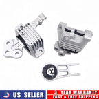 3PCS Engine Mounts for Jeep Cherokee 2014–2022 3.2L