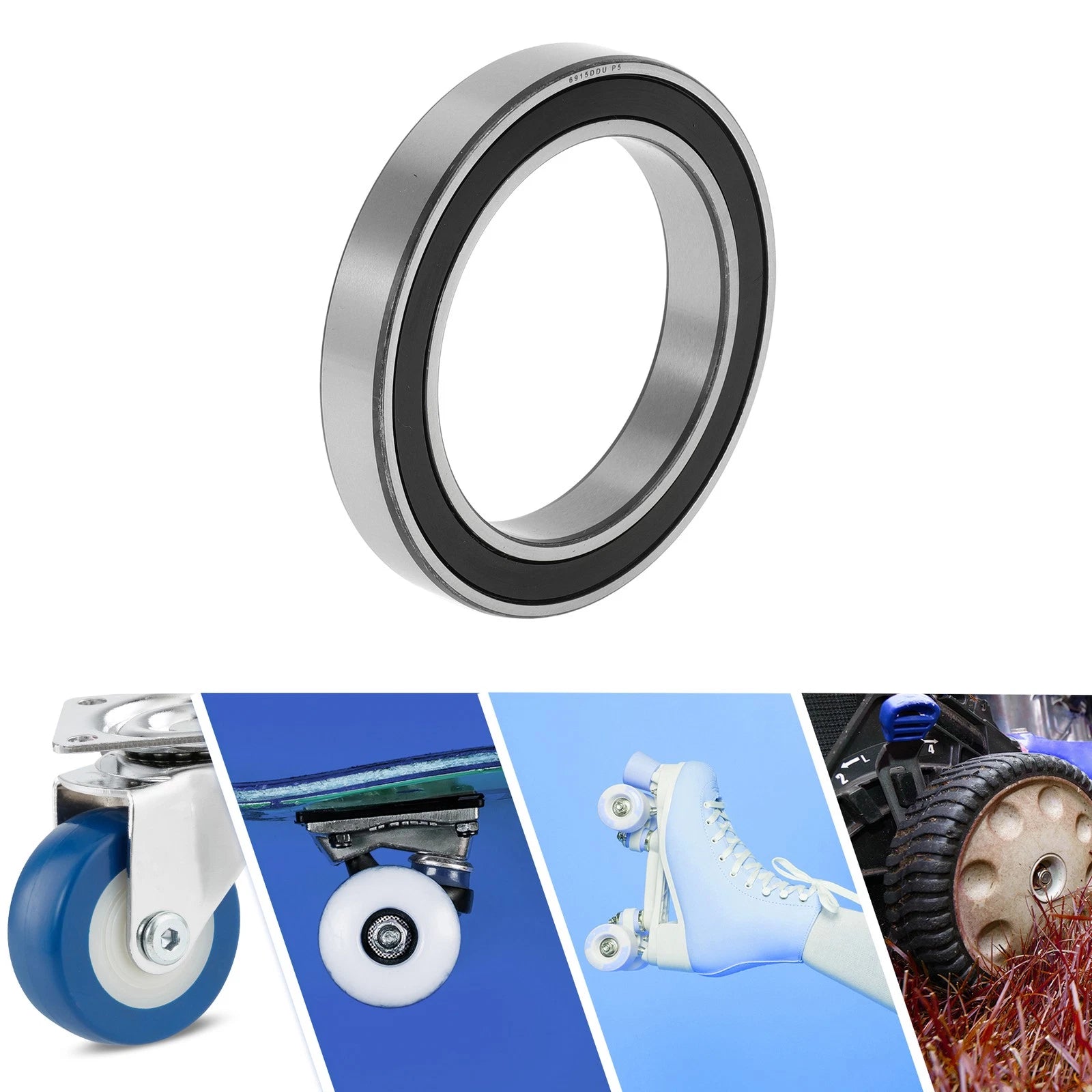 Deep Groove Ball Bearing 6915DDU for Scooter Skateboard Wheel (P5)