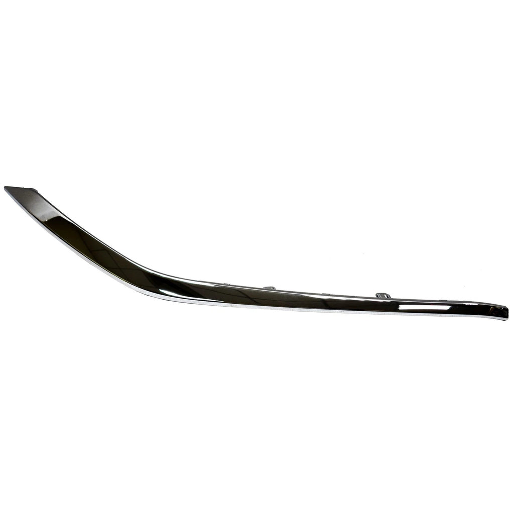 Replacement Chrome ABS Plastic Front Passenger Side Bumper Cover Molding