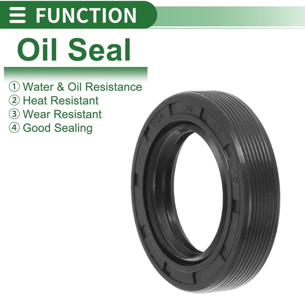 Set of 5 Oil Seal TG4 Lip Seal Ring for Rotary Shaft 30x47x10mm NBR Rubber
