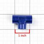 1/8" NPT Aluminum Tee Fitting Adapter for Universal Applications (NPT)